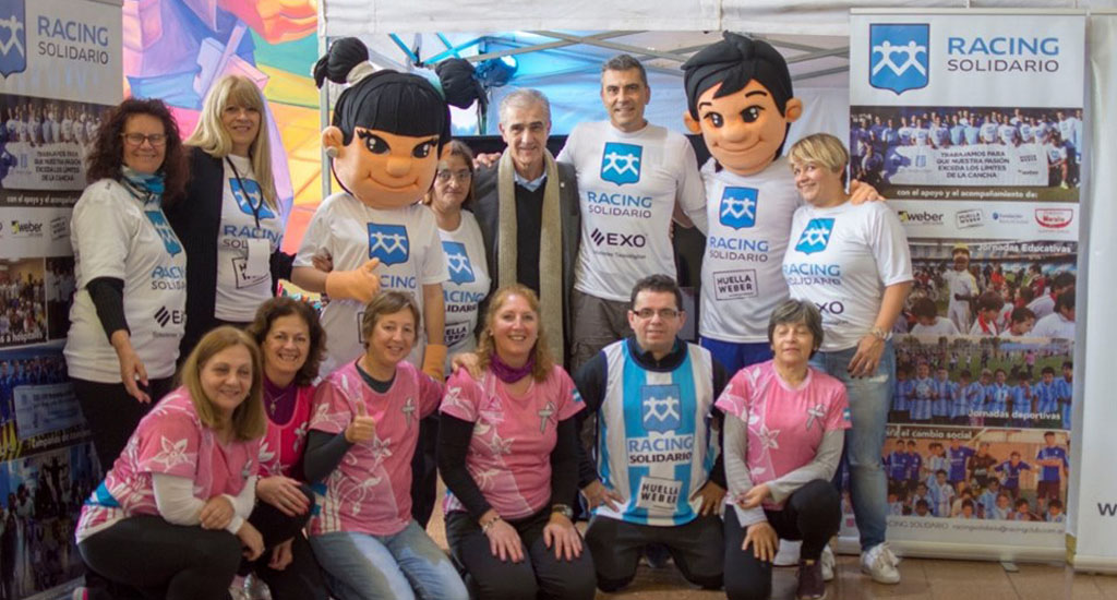 Racing participó de Argentina Voluntaria 2019