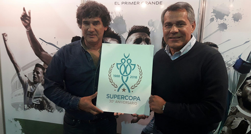 El logo por los 30 años de la Supercopa se presentó en Uruguay
