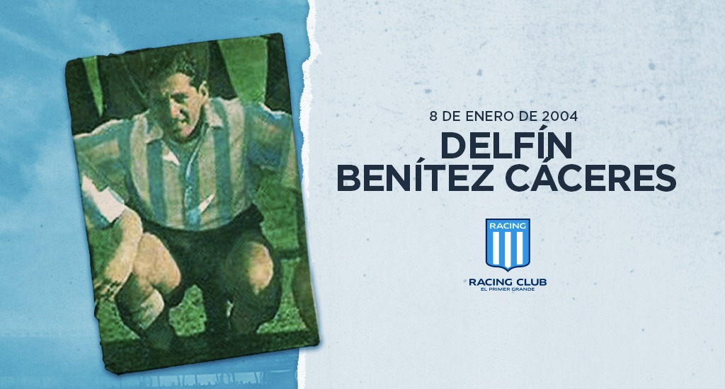 Delfín Benítez Cáceres, goleador enorme